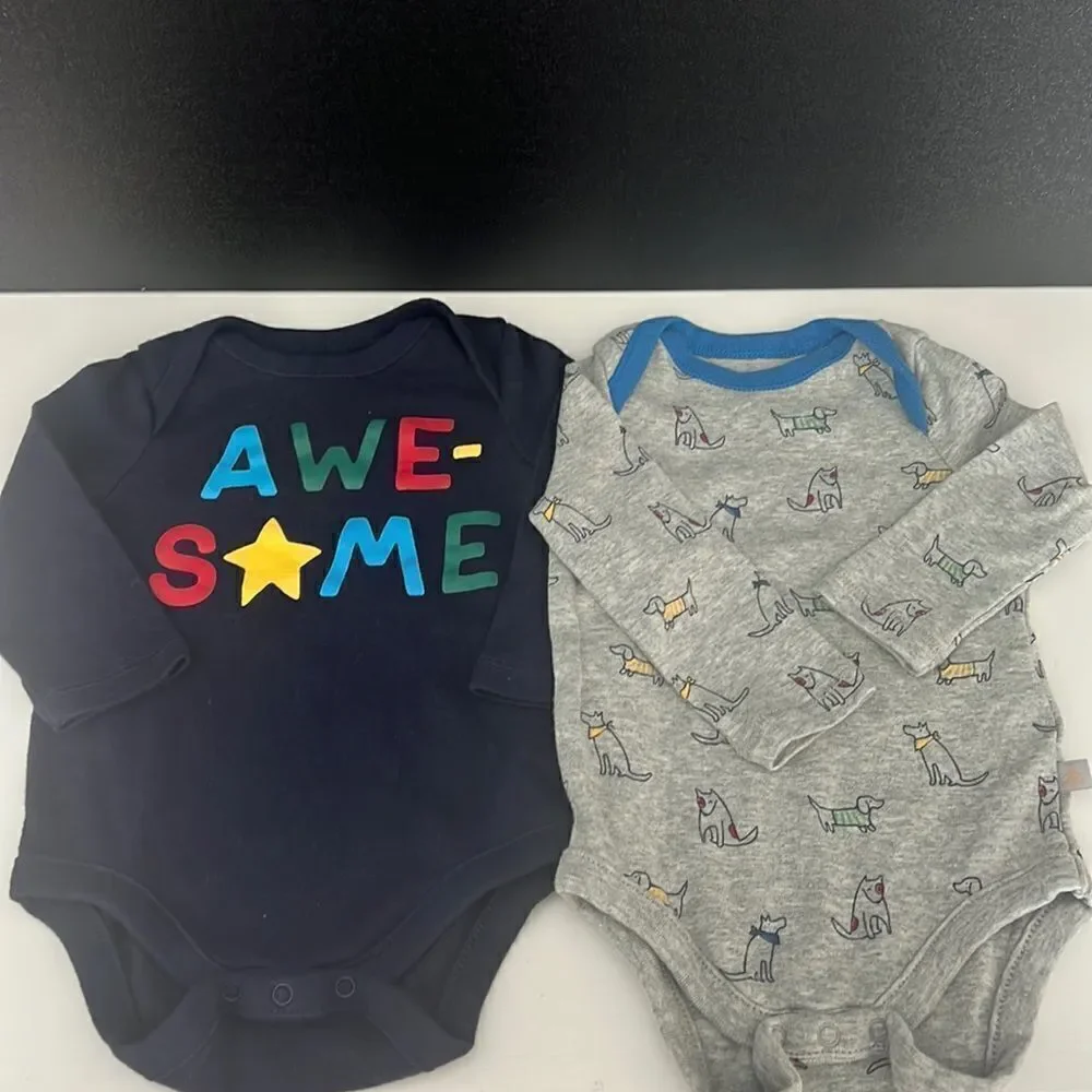 2 Gap Baby Onesies